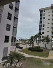 View of beach from lanai