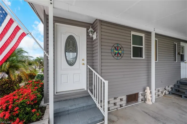 Doorway to property