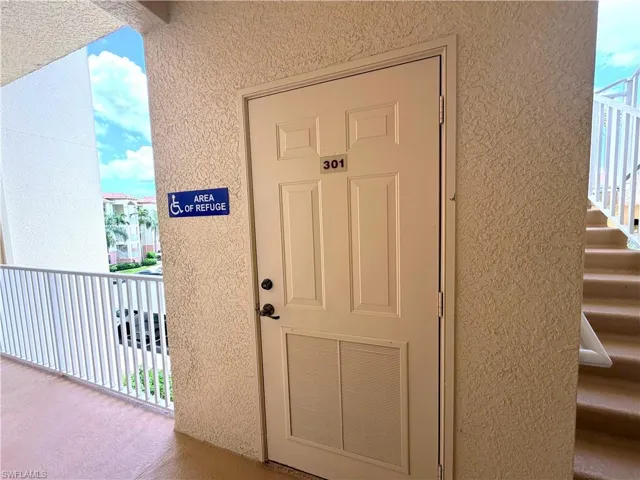 Storage Unit outside front door