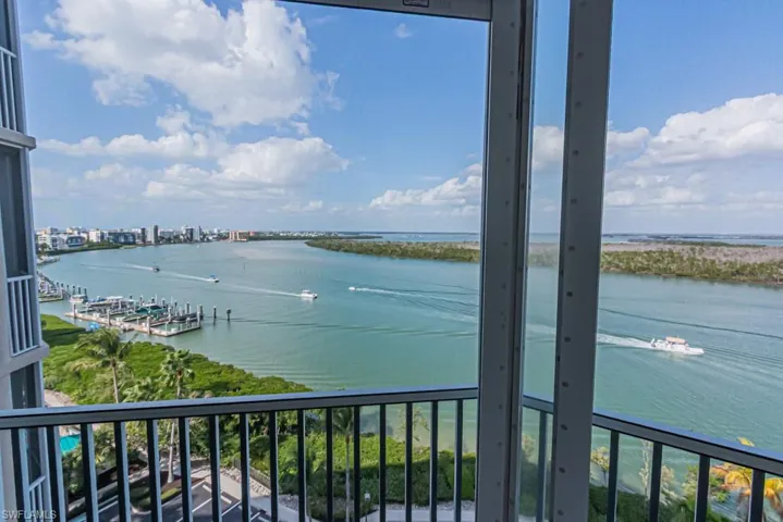 Water view with nearby urban area