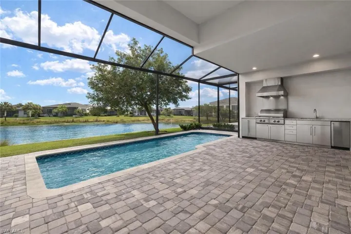 Rendered with a pool