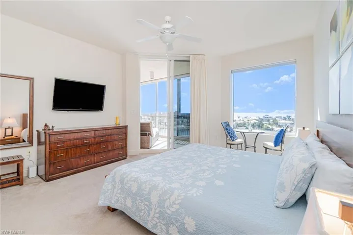 OWNER'S SUITE WITH INCREDIBLE WATER VIEWS.