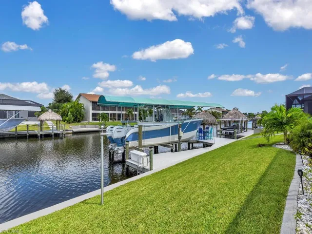 Backyard w/ Boat Dock