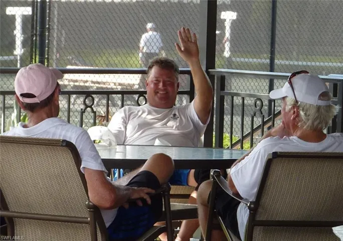 Friendly matches on the courts and course.