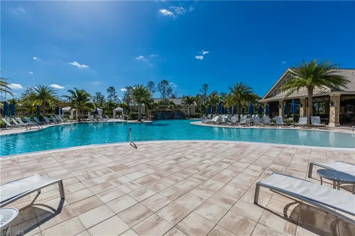 Pool with a patio