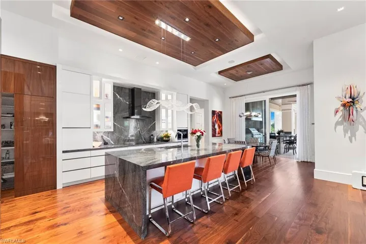 Kitchen angled view from foyer