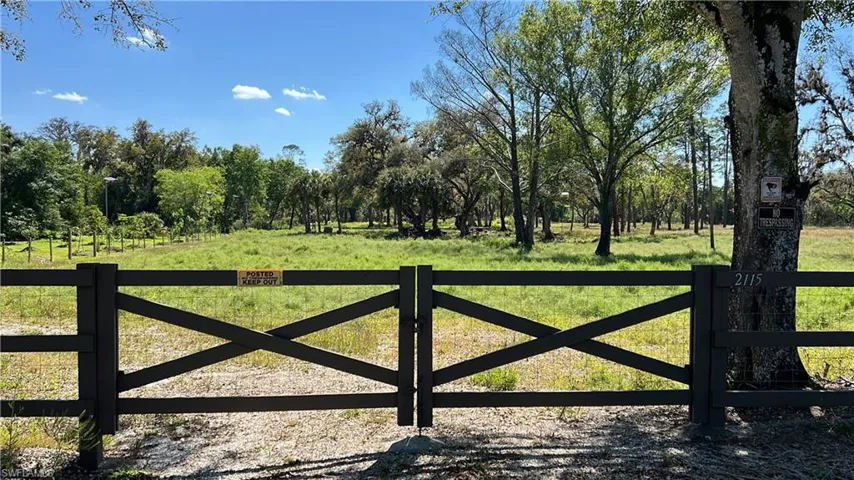 Gate with a view of countryside