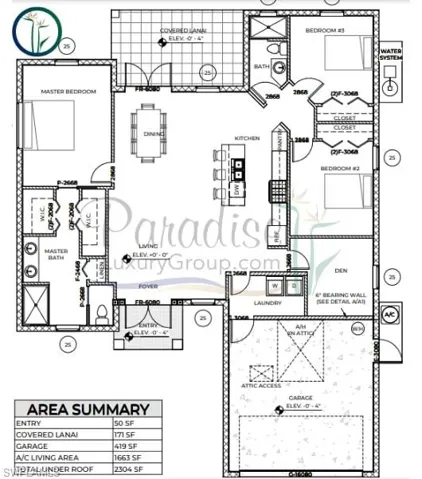 View of floor plan / room layout