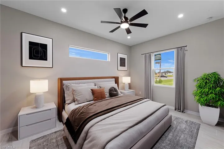 Bedroom (Virtually Staged)