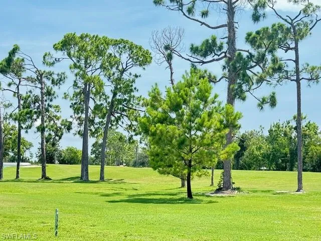 Golf course views at the dead end road