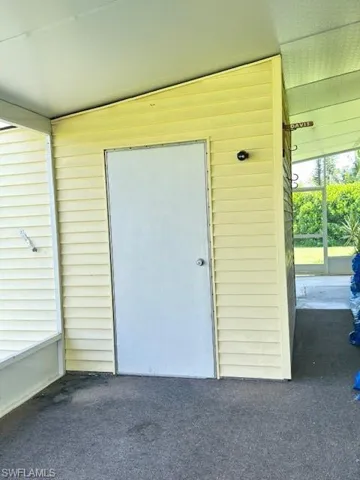 Laundry and storage shed