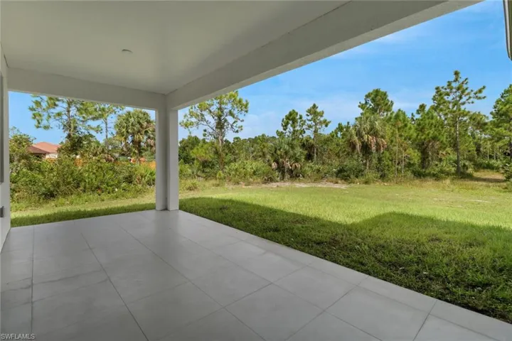 Large patio, with room for summer kitchen.