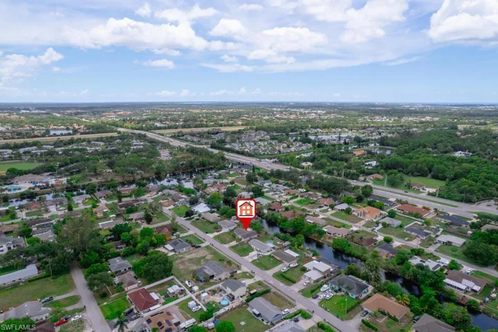 Aerial View towards S