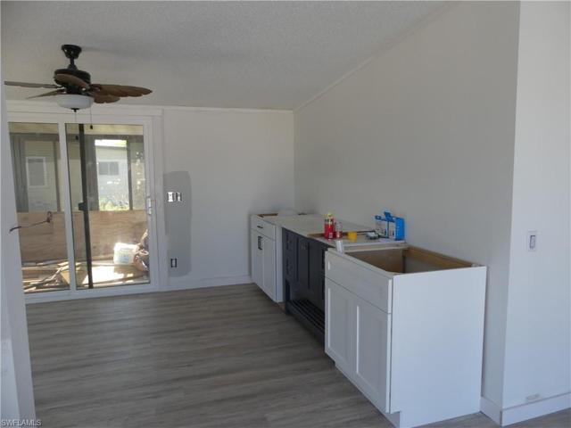living, with some of the cabinets