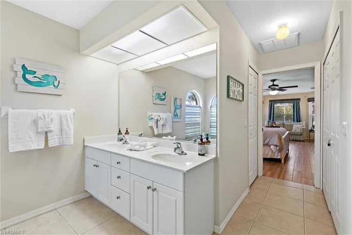 Primary Bathroom with Dual Sinks