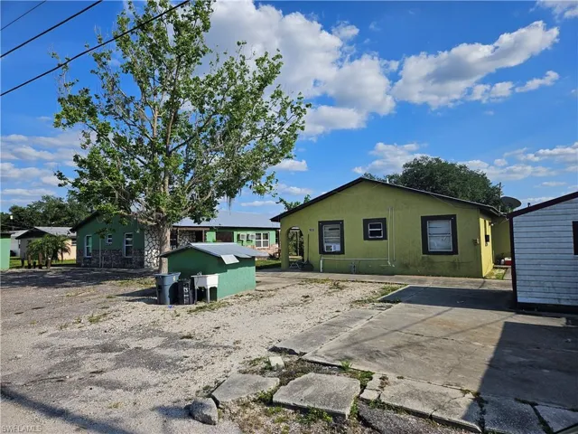 View of back of property