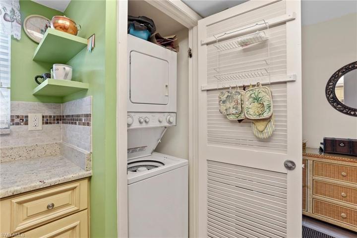 Laundry in the condo.