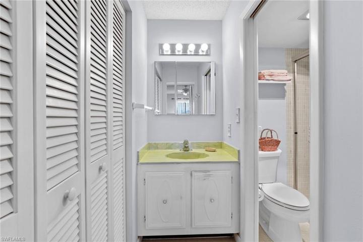 Primary bath and closet.