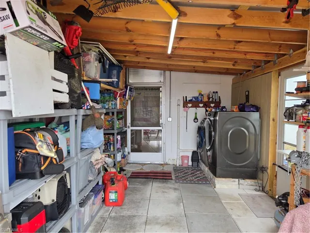 SO MUCH STORAGE space for tools and toys!