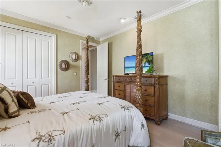 Updated flooring amplifies the beauty of this space.