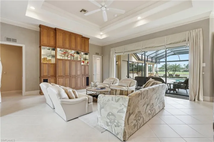A light-filled living room.