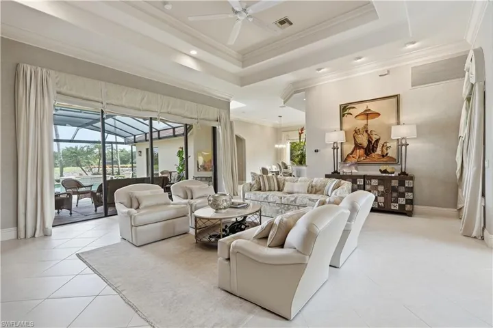 Indoor elegance meets effortless poolside living.