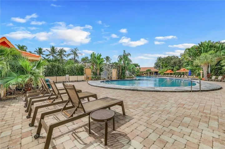 View of pool