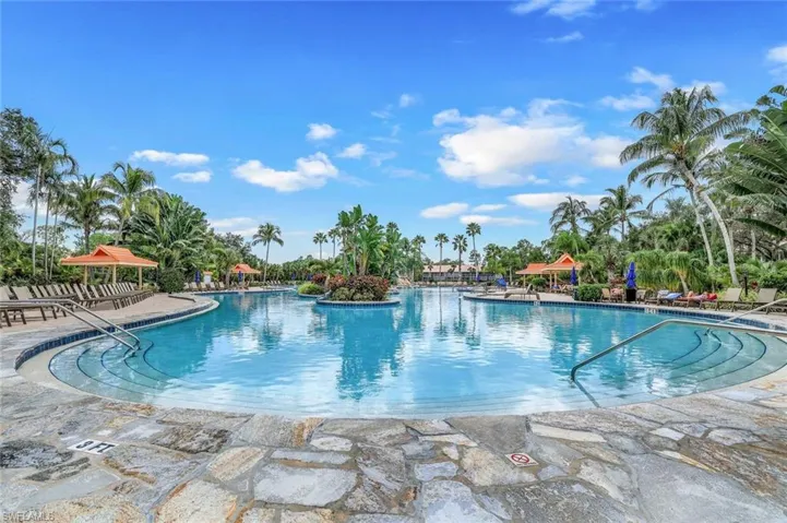 View of pool