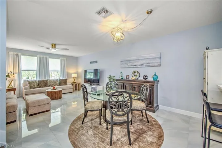 Open concept living room - dining room!