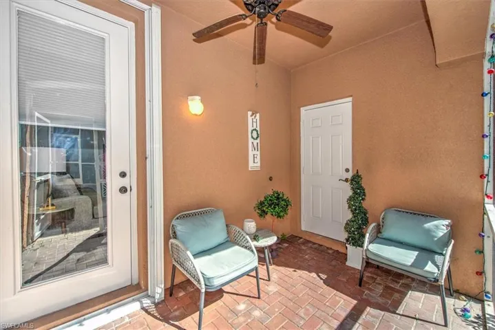 Another view of sun-filled lanai with extra storage!