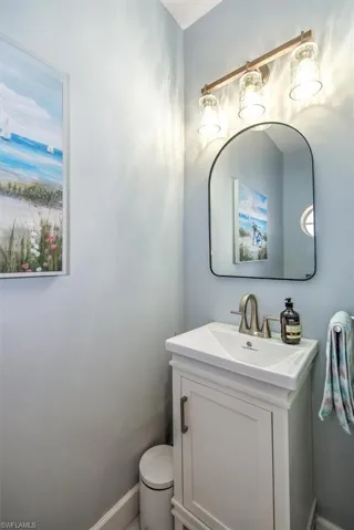 Updated 1/2 bath on first floor!