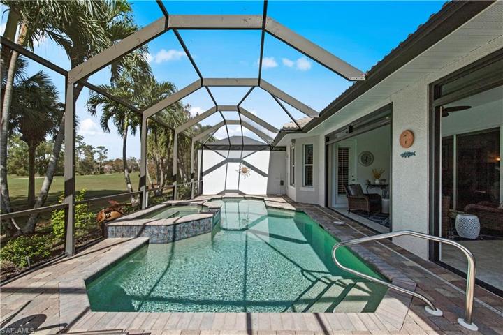Screened Lanai over pool and spa