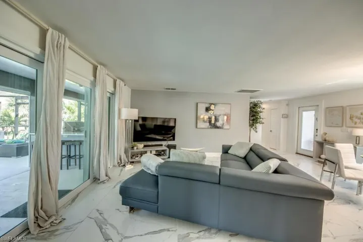 View of living area