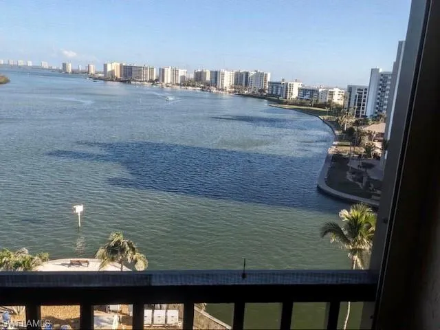 Water view with nearby urban area