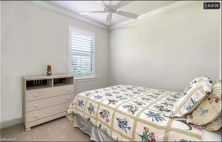 Versatile bedroom, perfect for guests, a home office, or personal retreat.