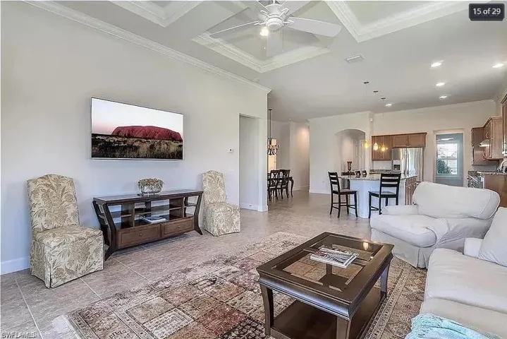 Comfortable and airy living room, perfect for entertaining or relaxing with family.