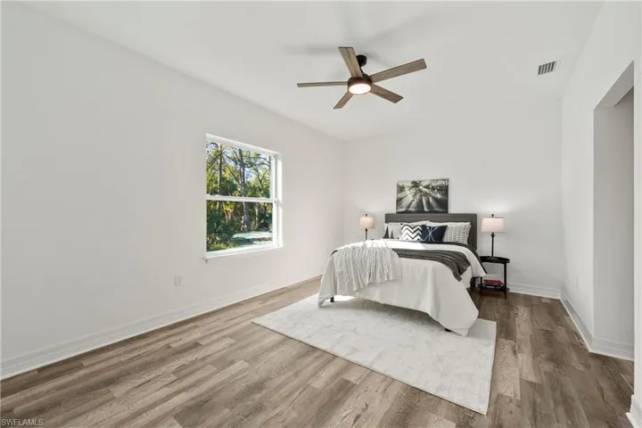 Master Bedroom with ceiling fan