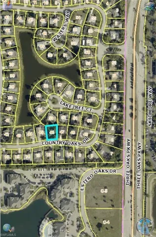Map of property location with property parcel outlined