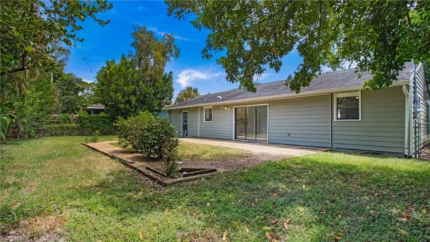 Beautiful fenced in backyard, great for getting your two-legged or four-legged family members out of the house for a minute or two!!!