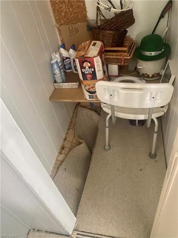 MASTER 3rd CLOSET behind entry door 2023