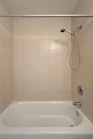 Full bath with bathtub / shower combination