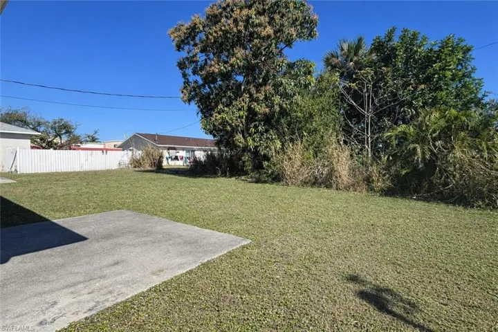 View of yard