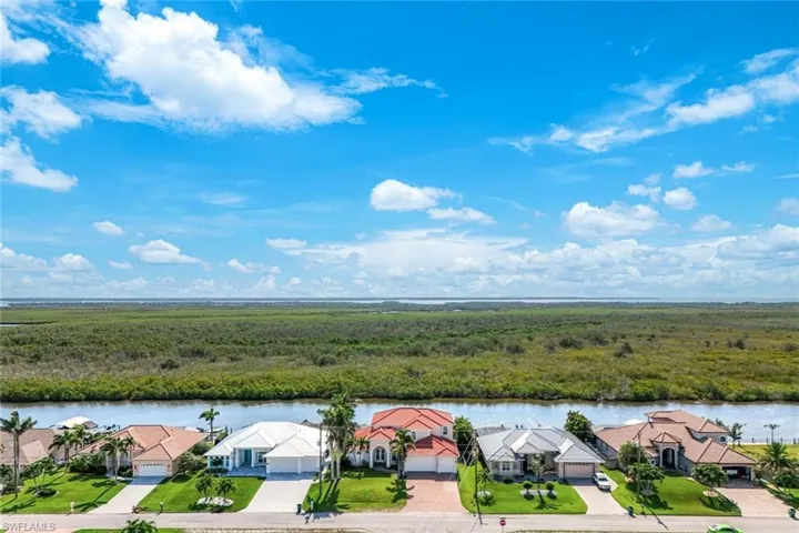 View toward canal, preserve and Charlotte Harbor