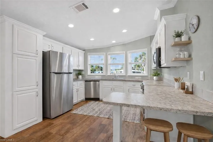 Virtually Staged Kitchen