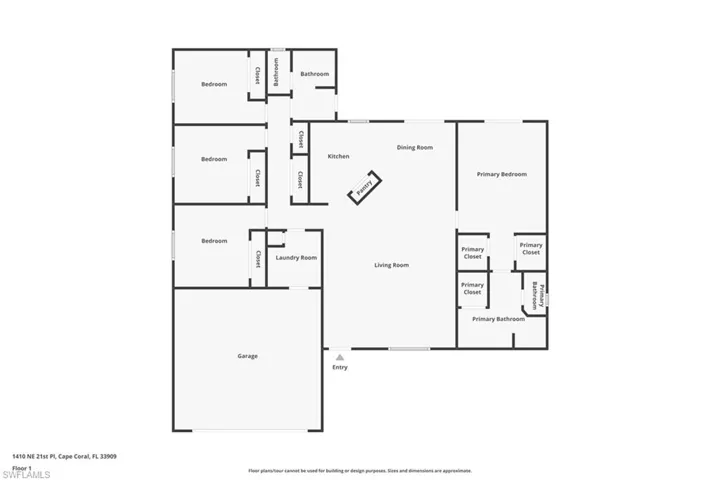 1410 NE 21st  PL, Cape Coral, FL 33909