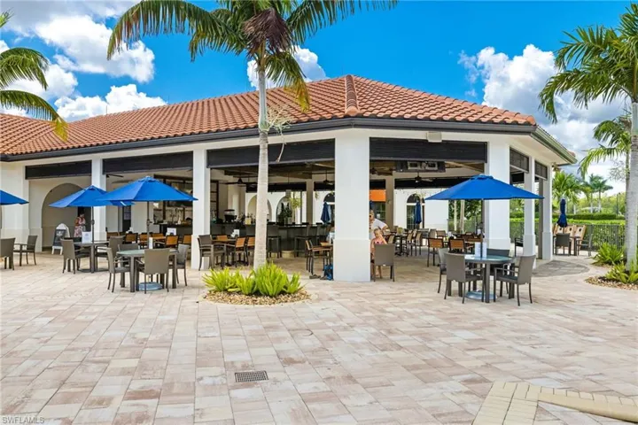 Outdoor cafe