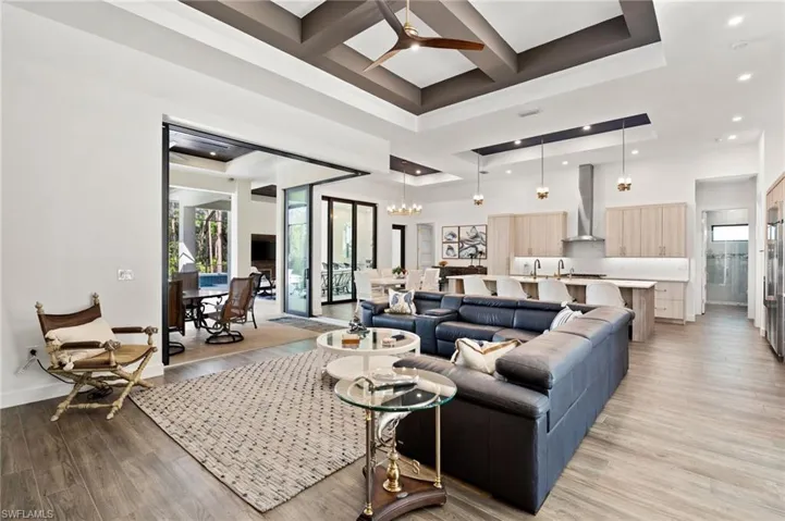 Expansive living space with open floor plan with 2,745 sq ft under air