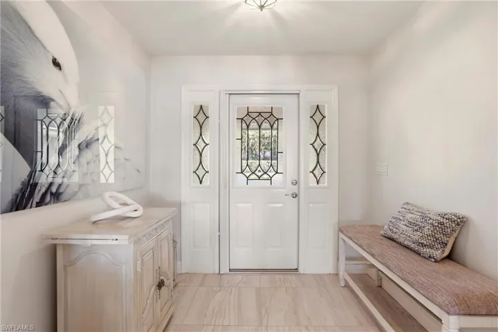 View of foyer entrance