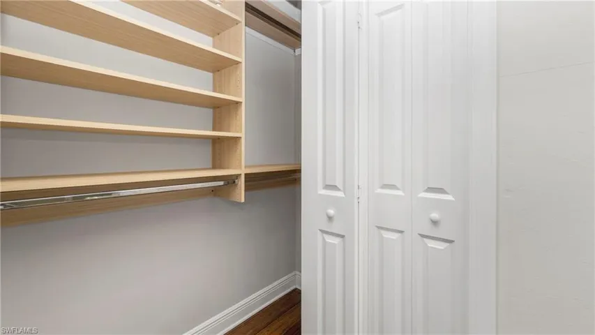 View of closet