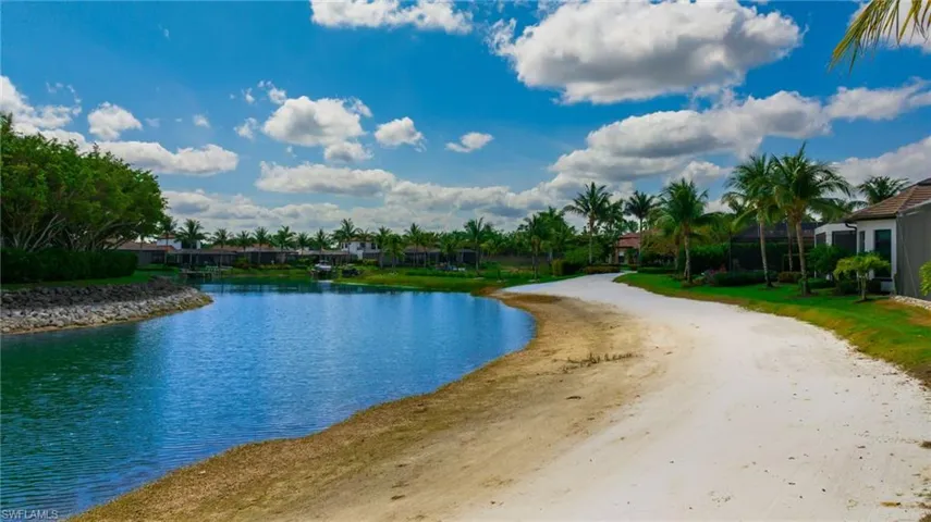 Water view with nearby suburban area